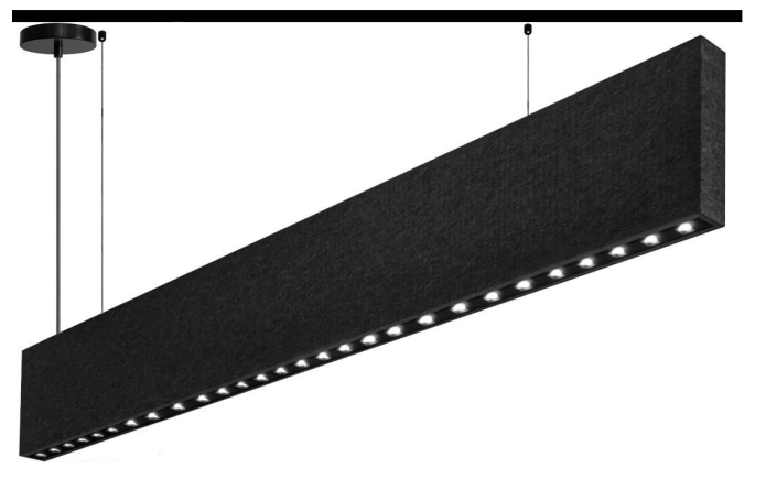 53mm Width Acoustic LED Reflector Linear